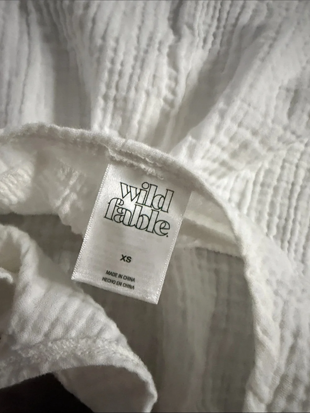 wild fable White Tiered Swim Coverup Sundress